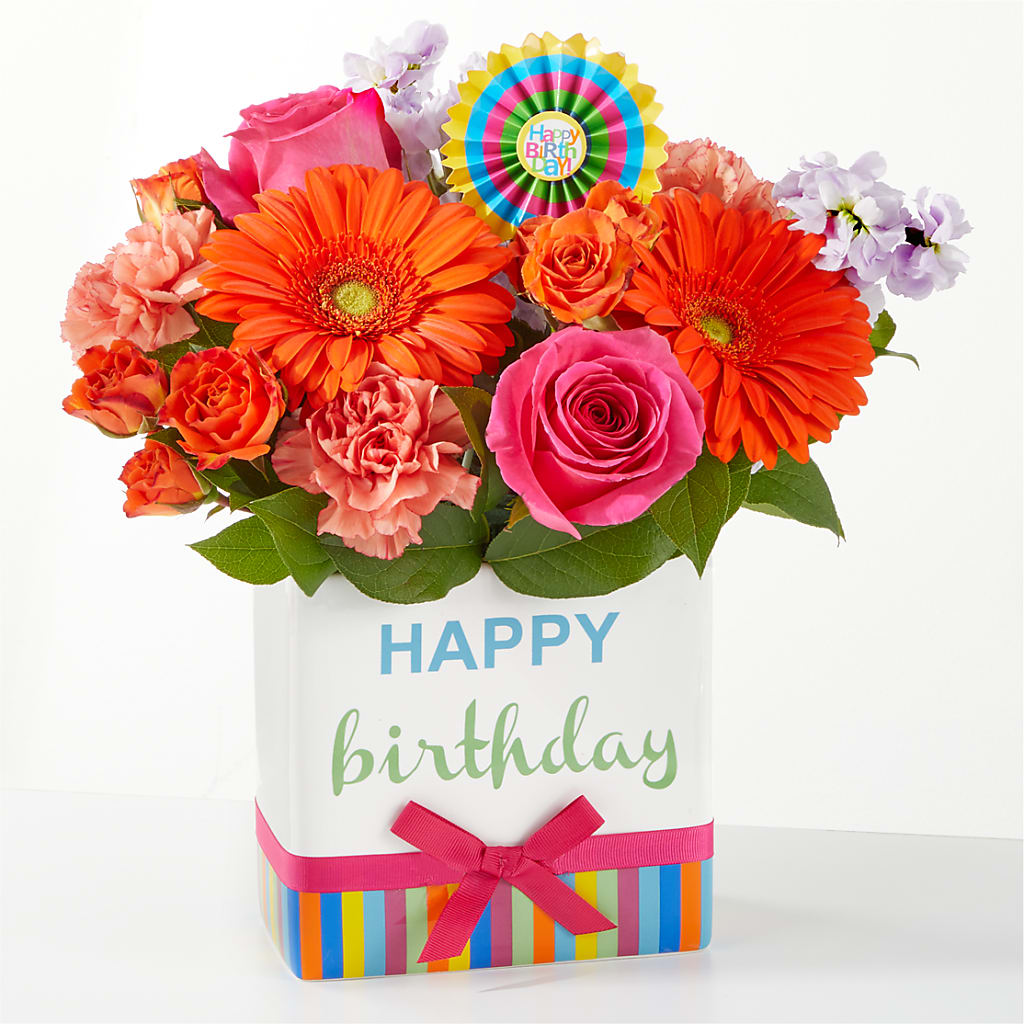 Birthday Surprise Bouquet – Kiss Floral Llc, Conshohocken PA