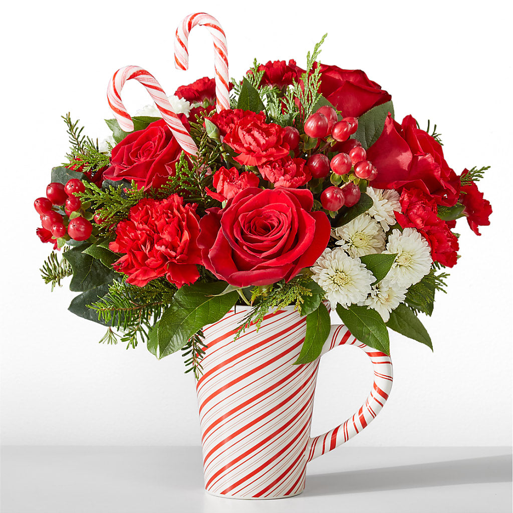 Peppermint Swirl Mug – Kiss Floral Llc, Conshohocken PA