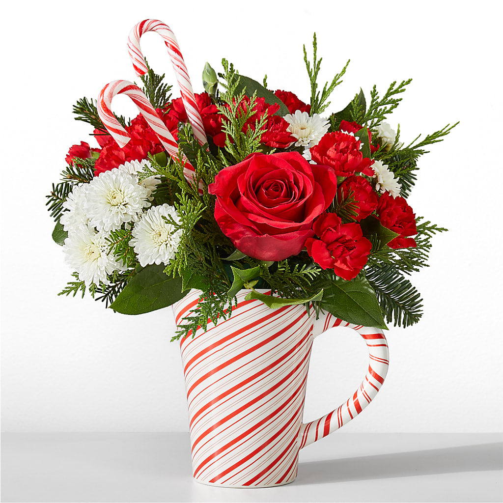 Peppermint Swirl Mug – Kiss Floral Llc, Conshohocken PA
