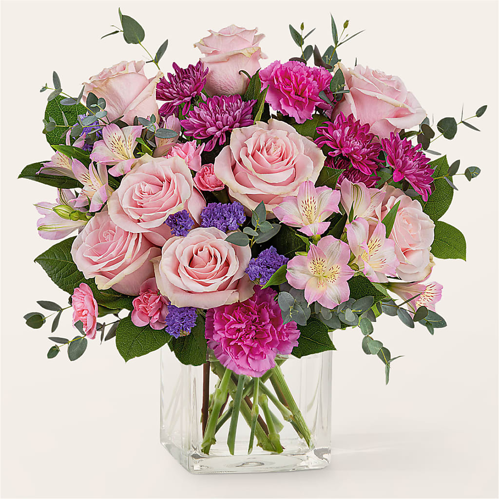 Rosy Radiance Bouquet – Kiss Floral Llc, Conshohocken PA