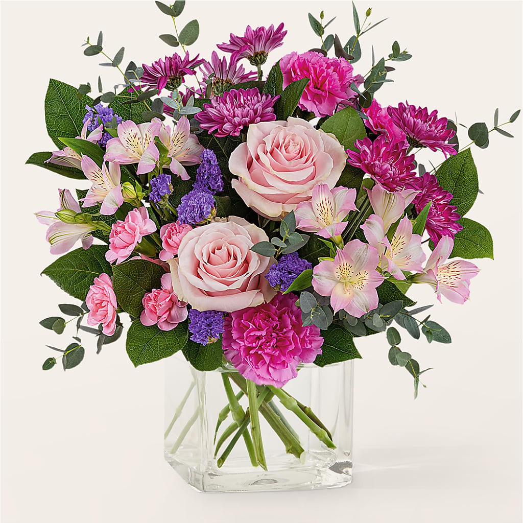 Rosy Radiance Bouquet – Kiss Floral Llc, Conshohocken PA