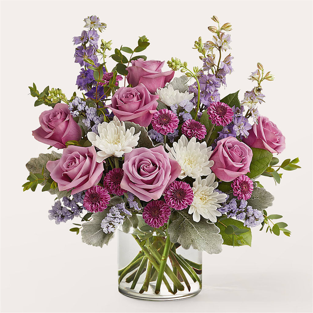 Violet Frost Bouquet – Kiss Floral Llc, Conshohocken PA