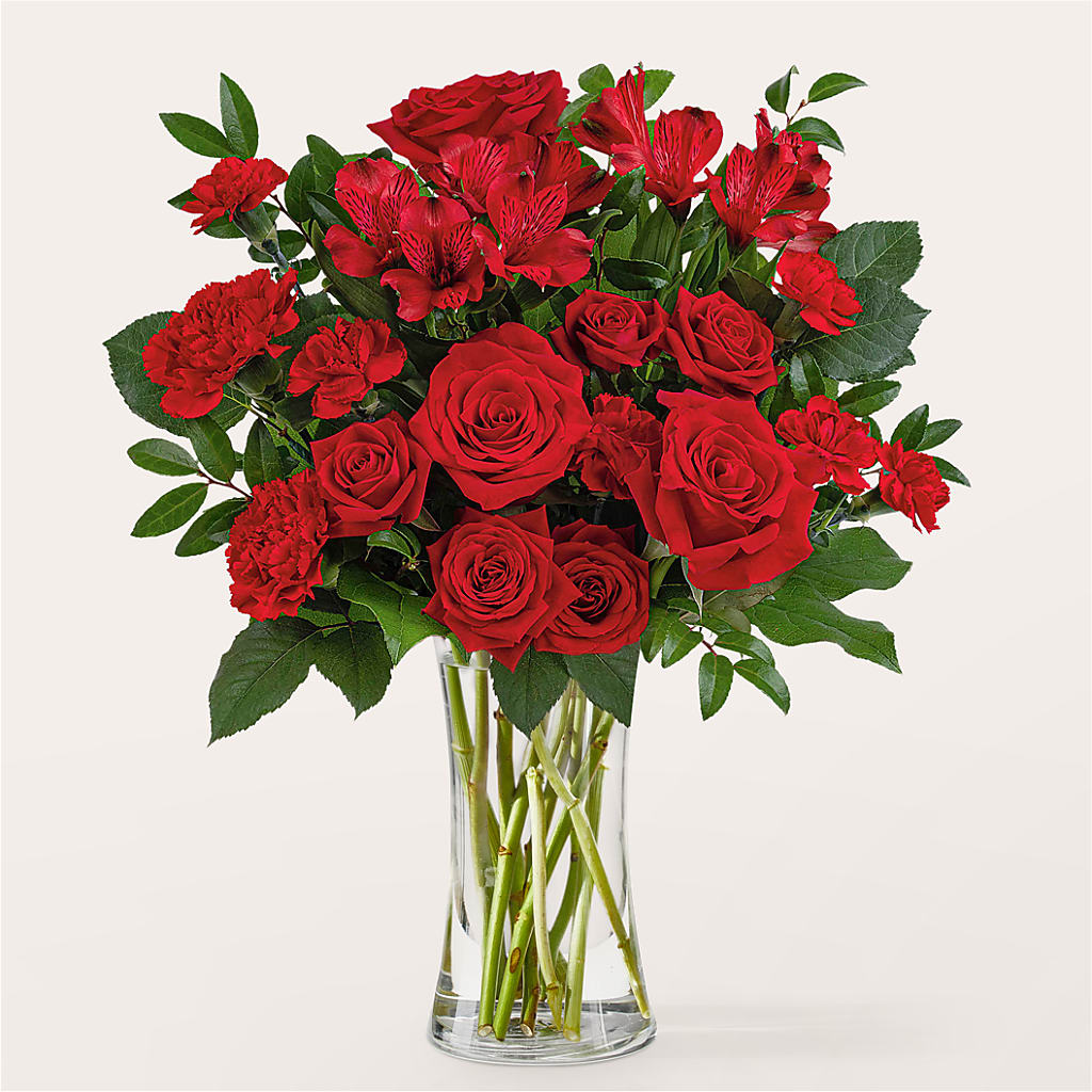 Brilliant Ruby Bouquet – Kiss Floral Llc, Conshohocken PA