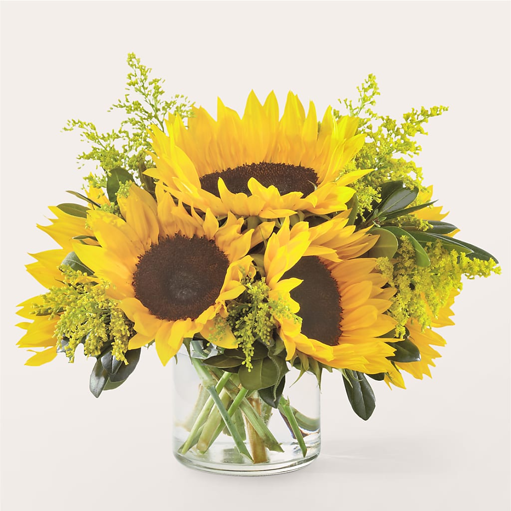 Beaming Sunflower Bouquet – Kiss Floral Llc, Conshohocken PA