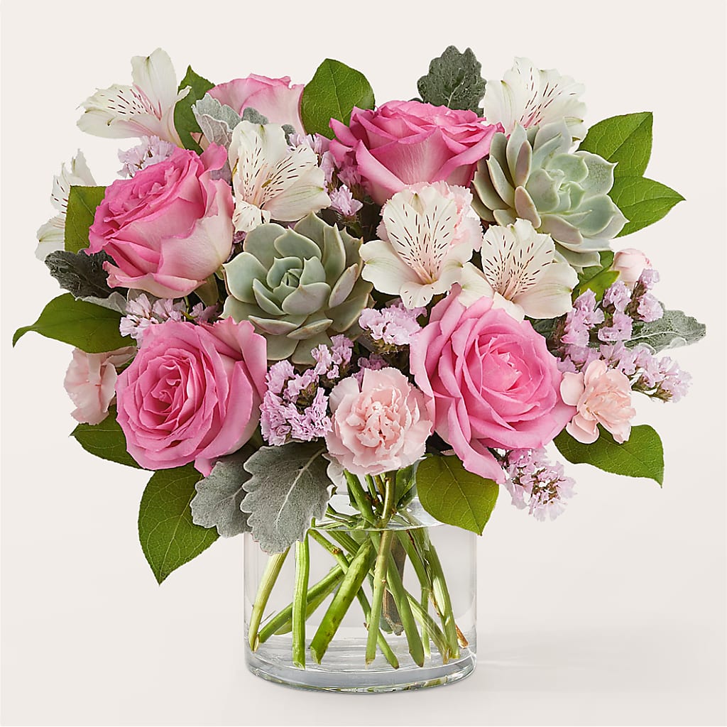Dusty Rose Bouquet – Kiss Floral Llc, Conshohocken PA