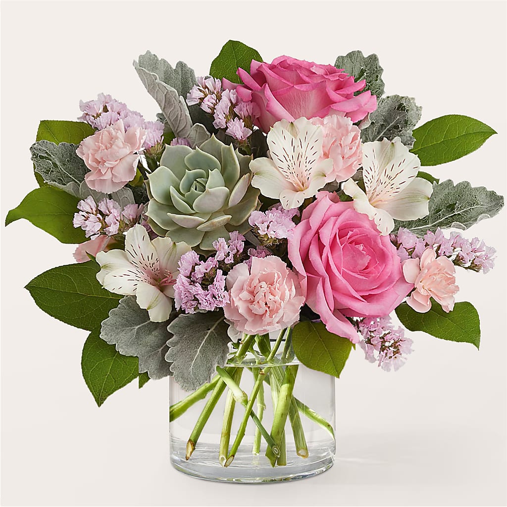 Dusty Rose Bouquet – Kiss Floral Llc, Conshohocken PA