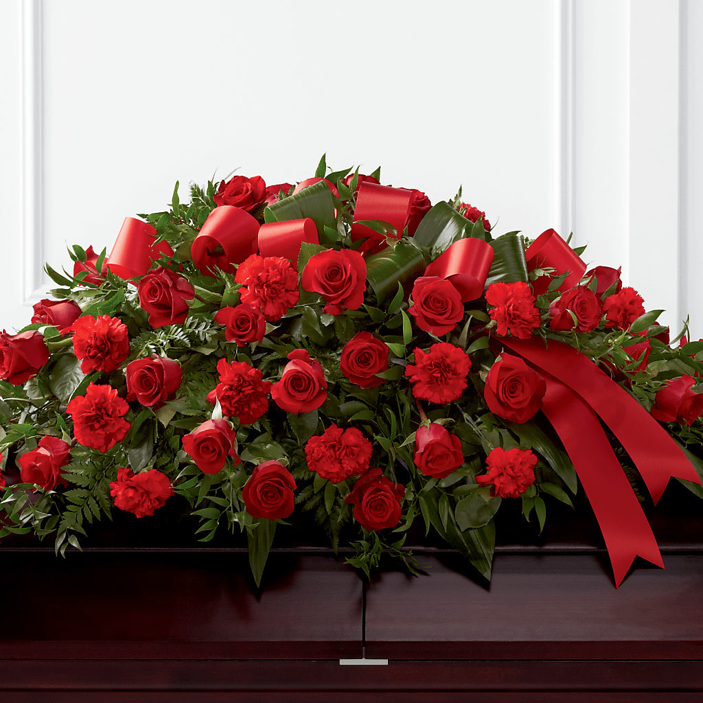 Tribute of Life Casket Spray – Kiss Floral Llc, Conshohocken PA