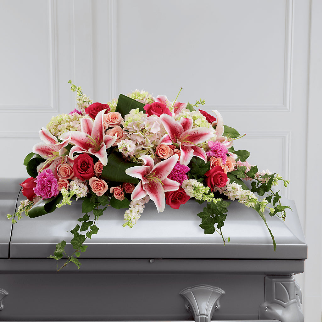 Splendid Grace Casket Spray – Kiss Floral Llc, Conshohocken PA