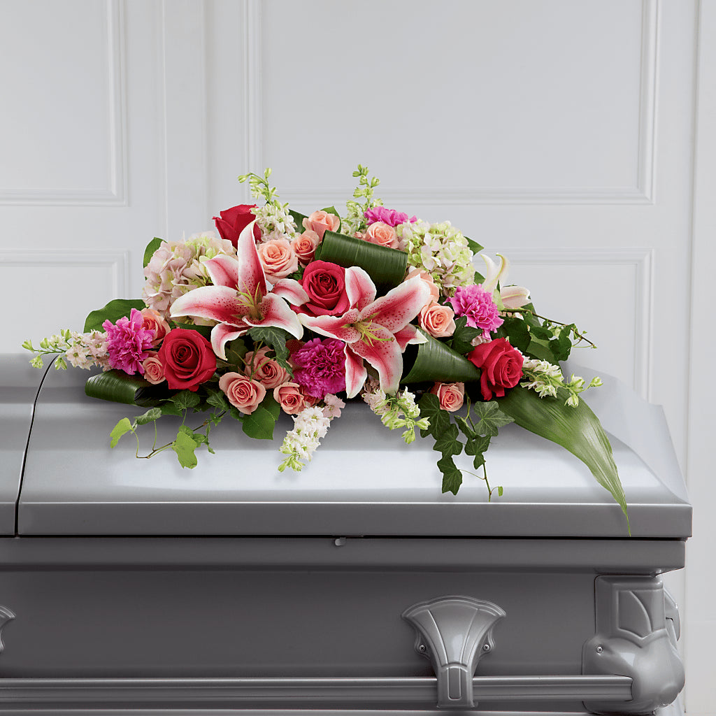 Splendid Grace Casket Spray – Kiss Floral Llc, Conshohocken PA