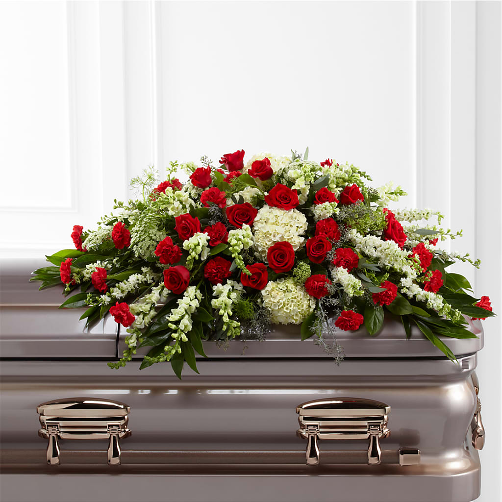 Sincerity Casket Spray – Kiss Floral Llc, Conshohocken PA