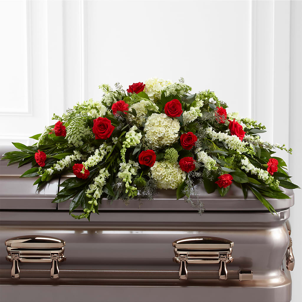 Sincerity Casket Spray – Kiss Floral Llc, Conshohocken PA