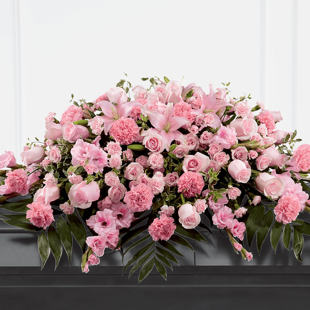 Garden of Comfort Casket Spray (Standard) – Kiss Floral Llc, Conshohocken PA