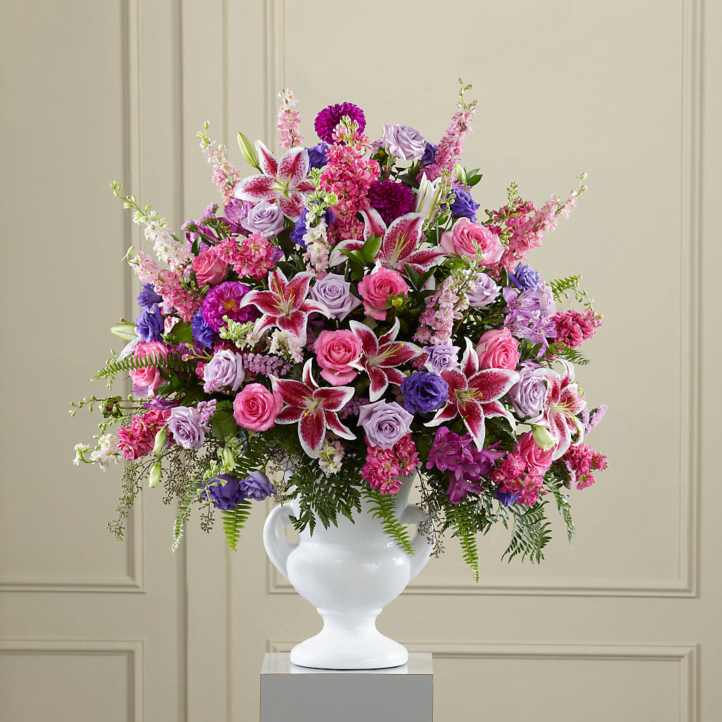 Peaceful Tribute Arrangement – Kiss Floral Llc, Conshohocken PA