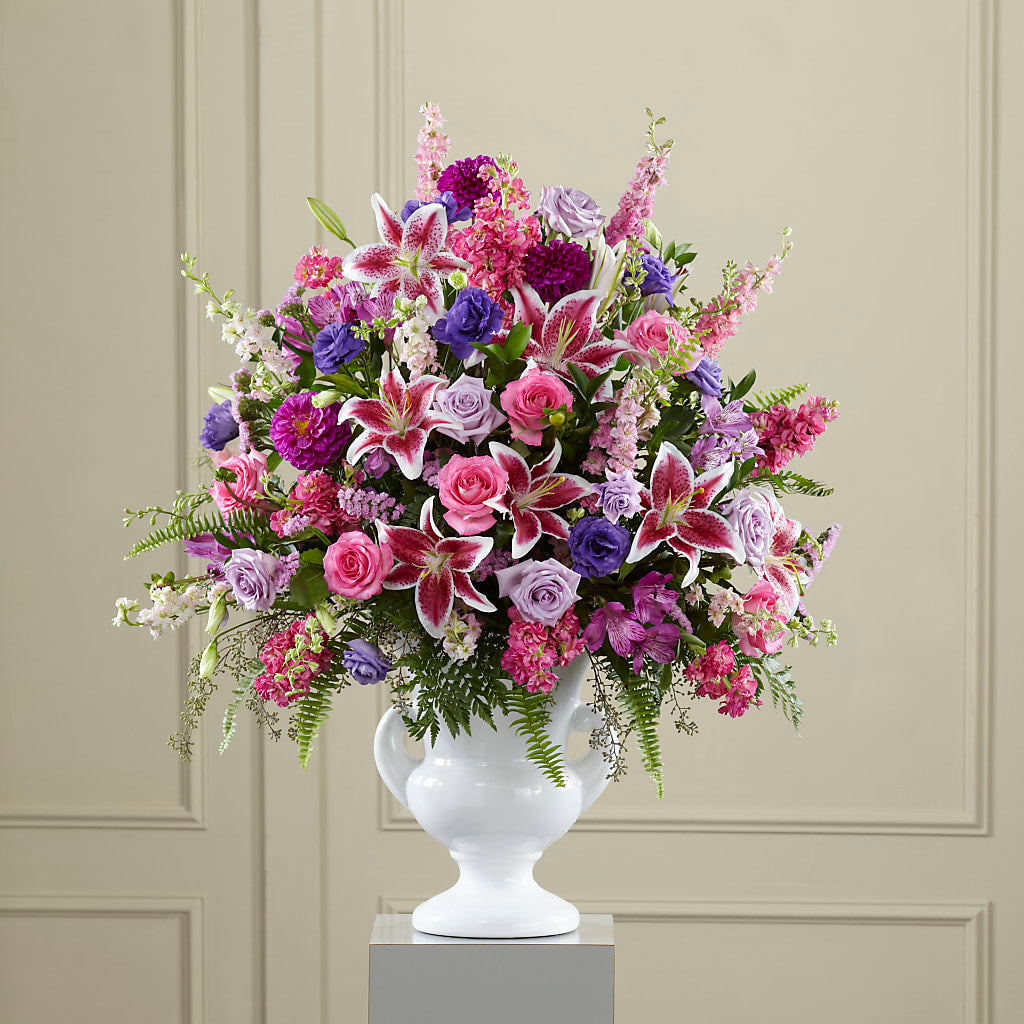 Peaceful Tribute Arrangement – Kiss Floral Llc, Conshohocken PA