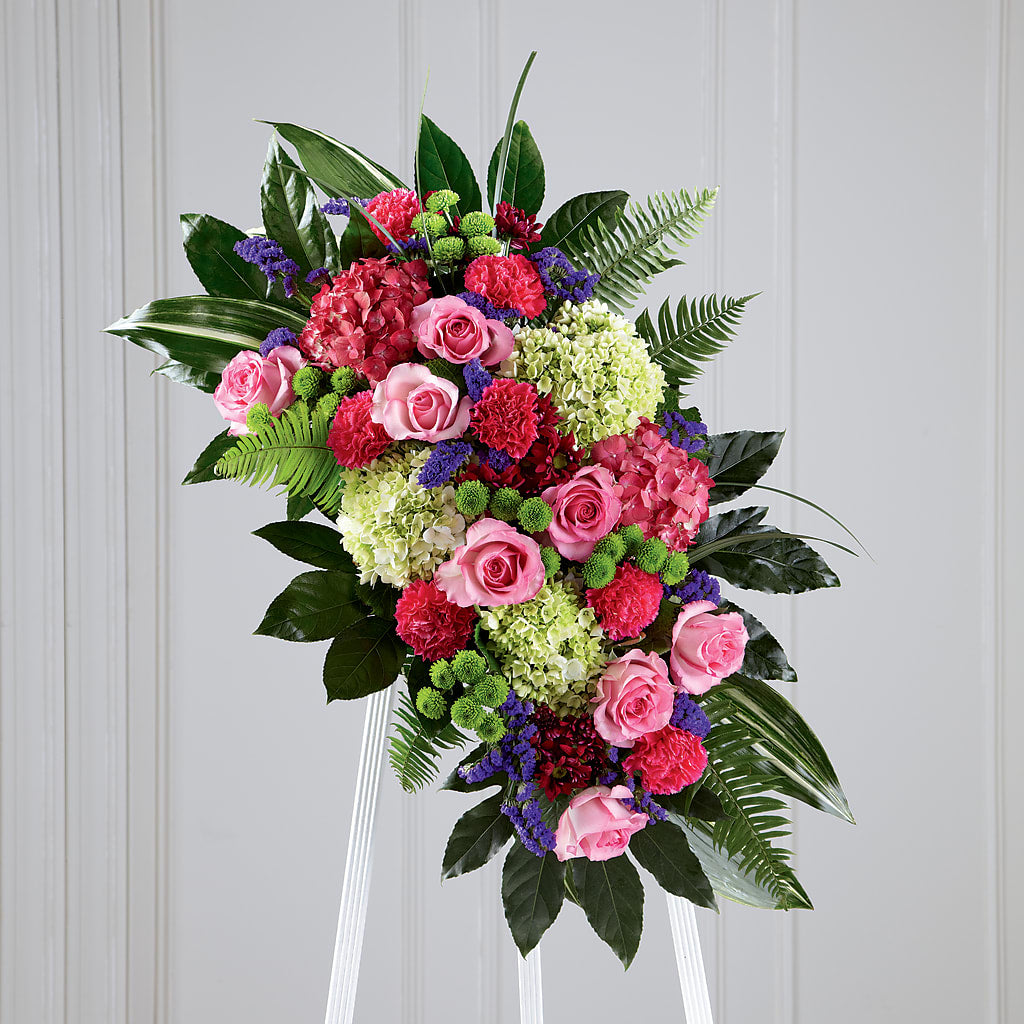 Refreshing Mix Standing Spray – Kiss Floral Llc, Conshohocken PA