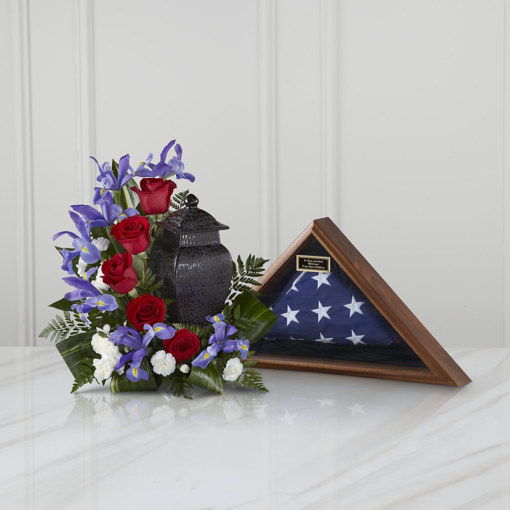 Patriotic Tribute Arrangement – Kiss Floral Llc, Conshohocken PA