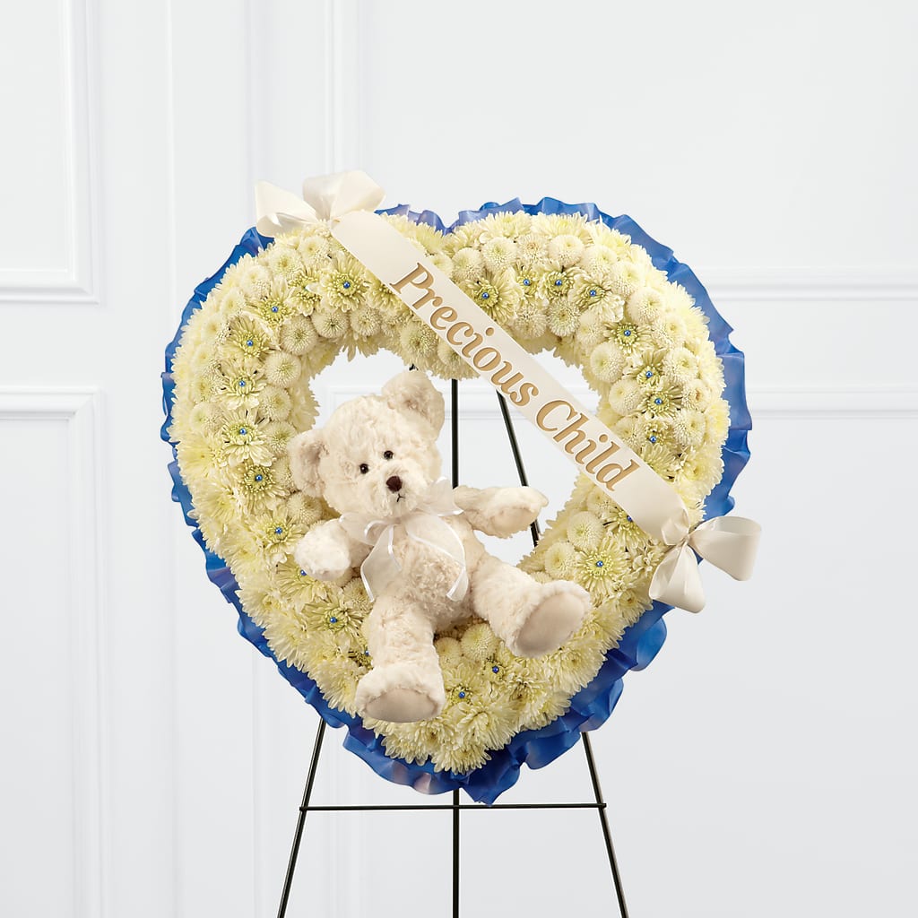 Precious Child Standing Heart – Kiss Floral Llc, Conshohocken PA
