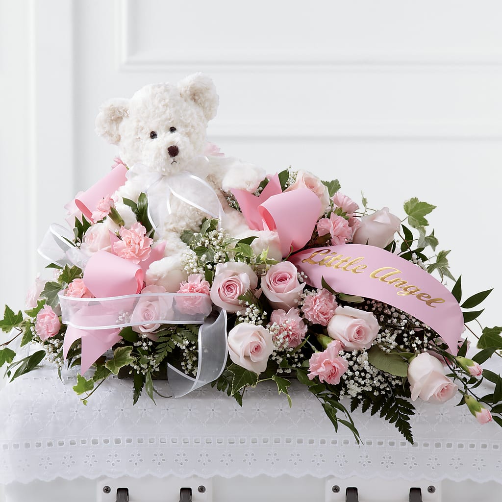 Touch of Sympathy Casket Spray – Kiss Floral Llc, Conshohocken PA