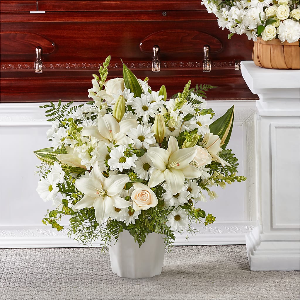 Thoughts of Tranquility Floor Basket – Kiss Floral Llc, Conshohocken PA