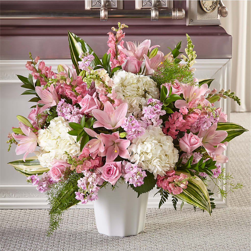 Simply Serene Floor Basket – Kiss Floral Llc, Conshohocken PA