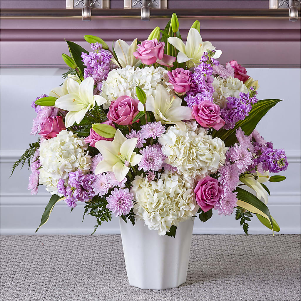 Heaven Sent Floor Basket – Kiss Floral Llc, Conshohocken PA