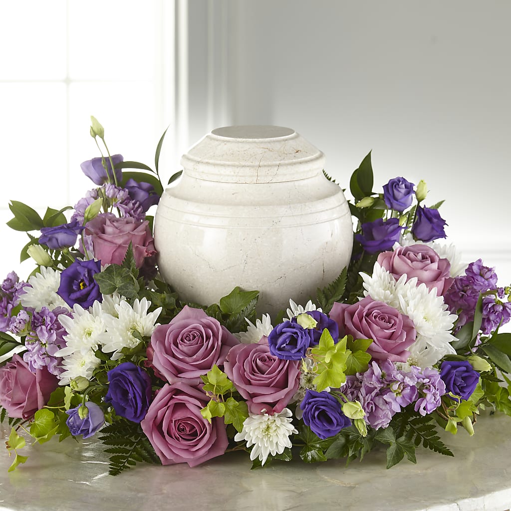 Blooming Sympathy Cremation Adornment – Kiss Floral Llc, Conshohocken PA