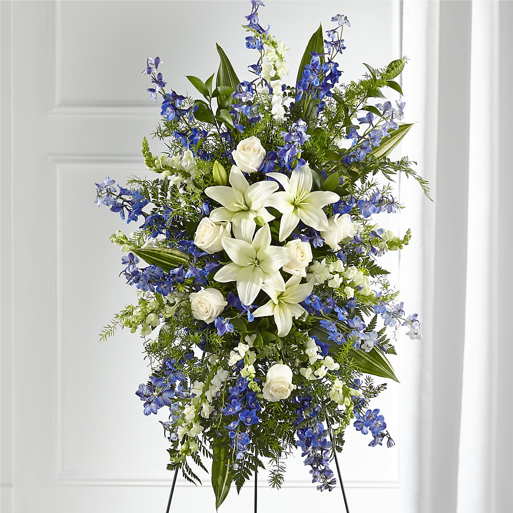 Faithful Friend Standing Spray – Kiss Floral Llc, Conshohocken PA