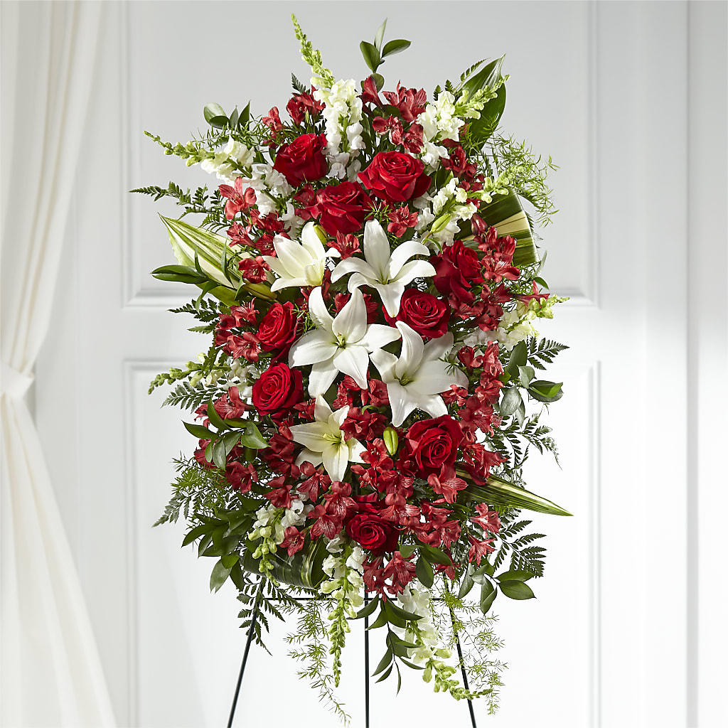 Everlasting Memory Standing Spray – Kiss Floral Llc, Conshohocken PA
