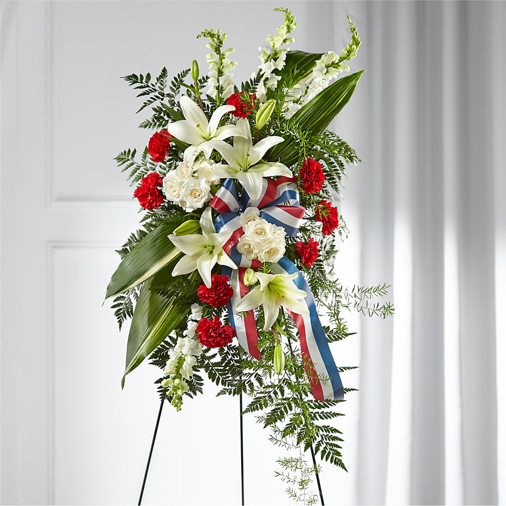 Stars of Life Standing Spray – Kiss Floral Llc, Conshohocken PA