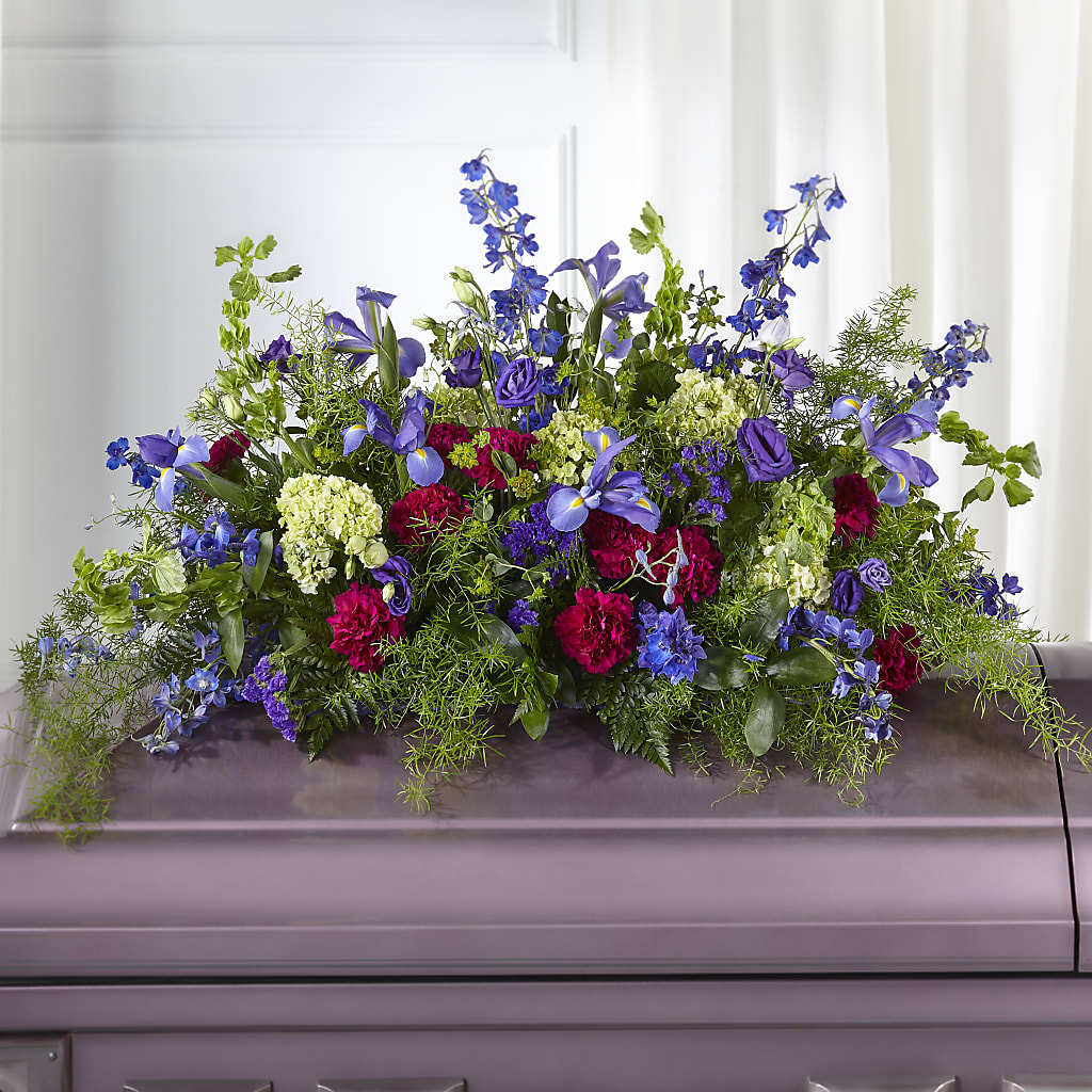 Always Treasured Casket Spray – Kiss Floral Llc, Conshohocken PA