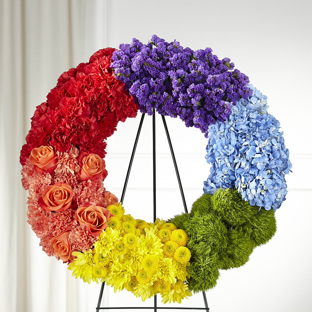 Circle of Love Wreath – Kiss Floral Llc, Conshohocken PA
