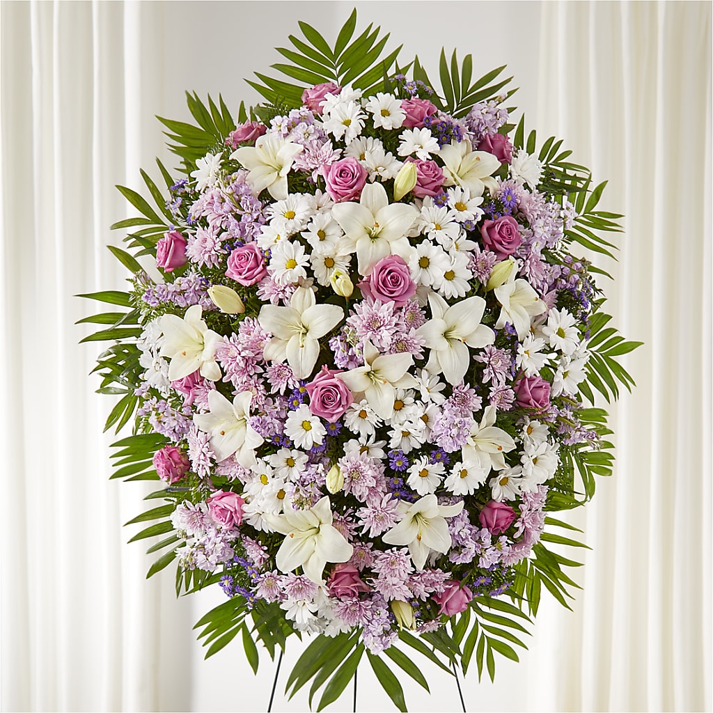 Surrounded by Love Standing Spray – Kiss Floral Llc, Conshohocken PA
