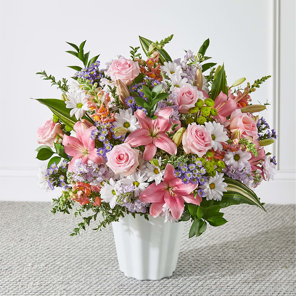 Abundant Compassion Floor Basket – Kiss Floral Llc, Conshohocken PA