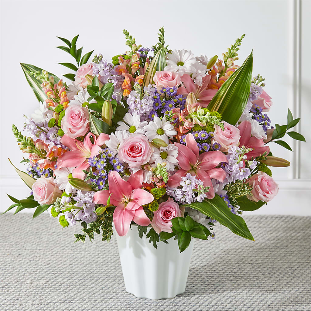 Abundant Compassion Floor Basket – Kiss Floral Llc, Conshohocken PA