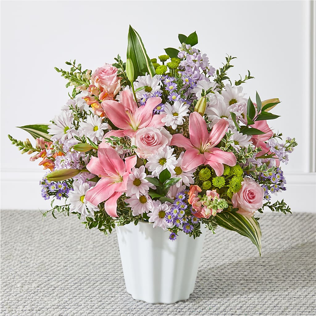 Abundant Compassion Floor Basket – Kiss Floral Llc, Conshohocken PA