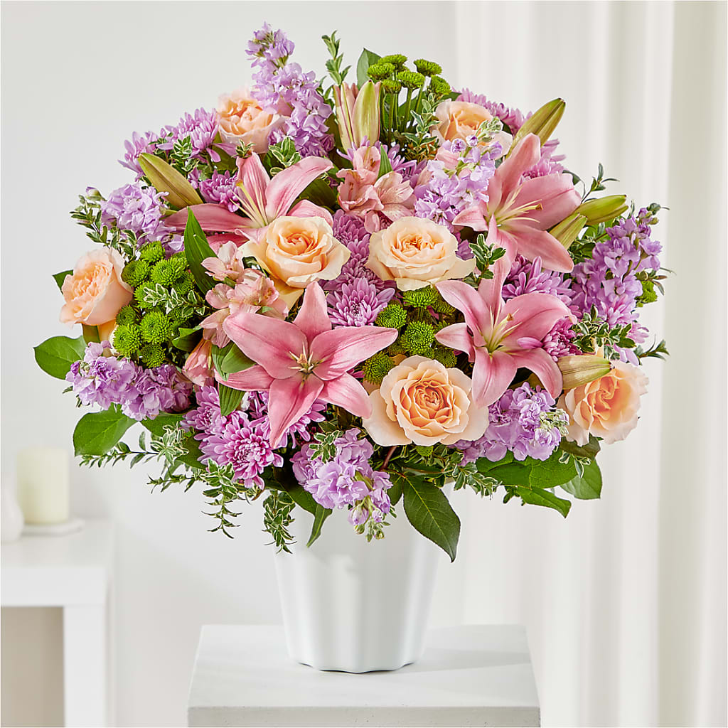 Supportive Embrace Tabletop Basket – Kiss Floral Llc, Conshohocken PA