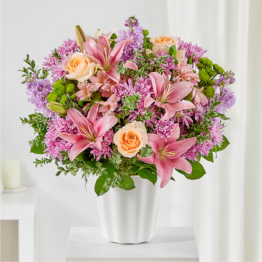 Supportive Embrace Tabletop Basket – Kiss Floral Llc, Conshohocken PA