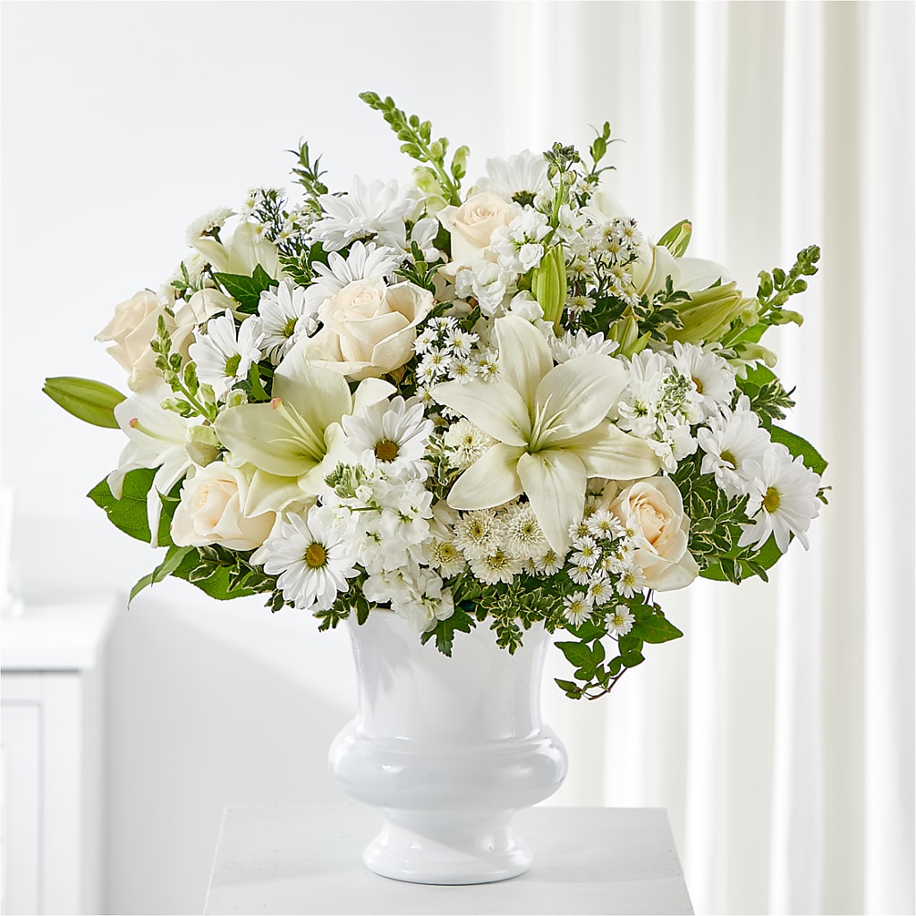 Uplifting Urn Arrangement – Kiss Floral Llc, Conshohocken PA