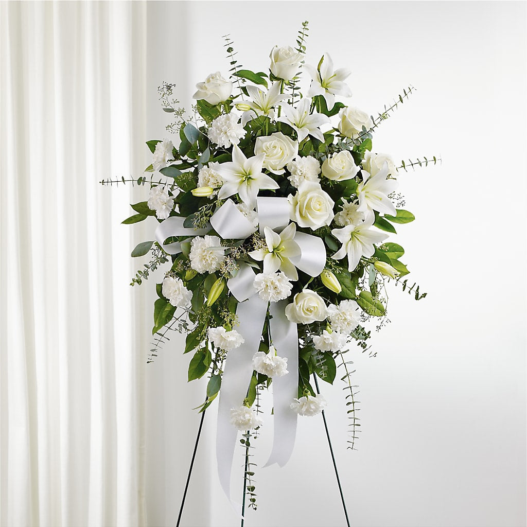 With Care Standing Spray – Kiss Floral Llc, Conshohocken PA