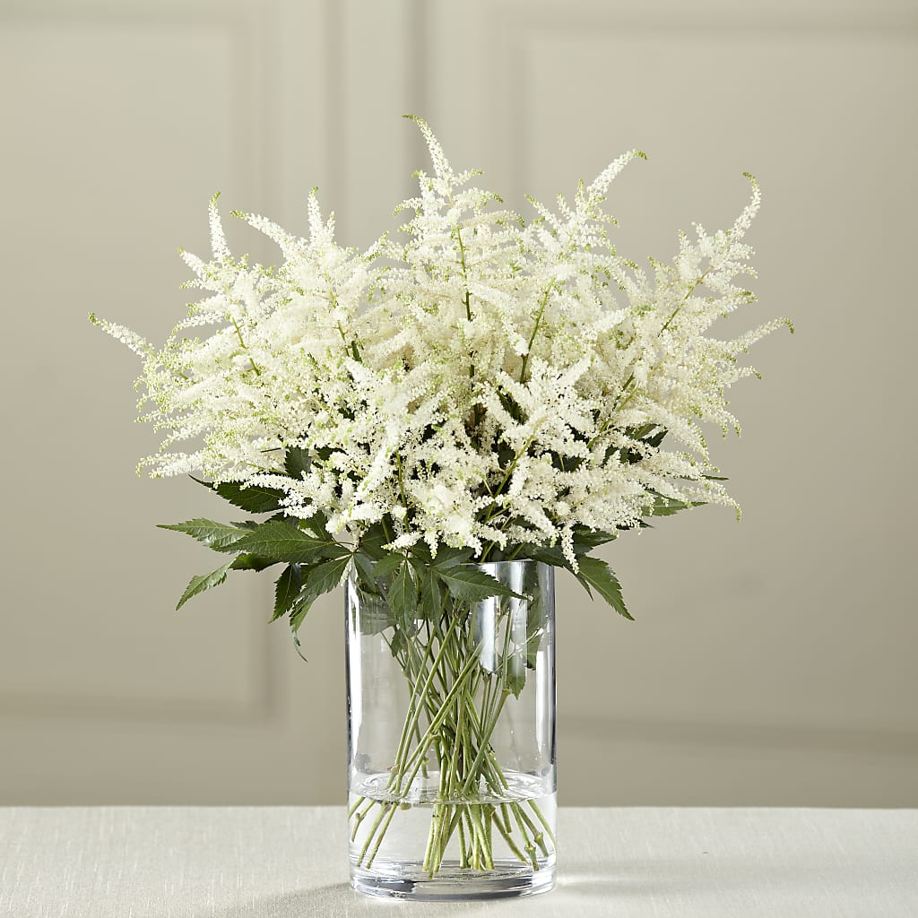 White Astilbe Bouquet – Kiss Floral Llc, Conshohocken PA