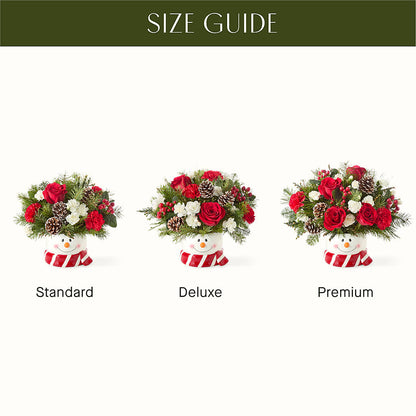 Jolly Snowman Bouquet –  Kiss Floral Llc, Conshohocken PA