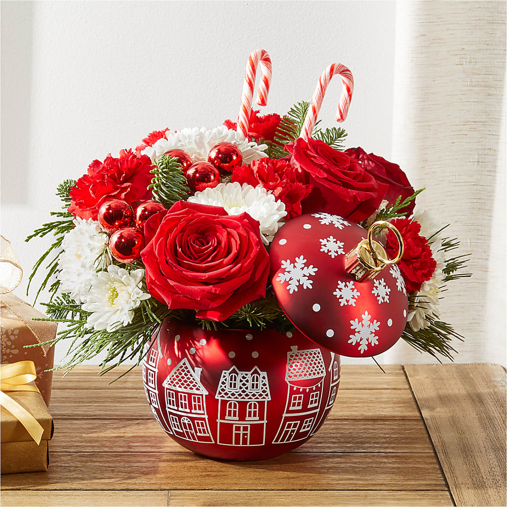 Cheer in the Air Ornament –  Kiss Floral Llc, Conshohocken PA
