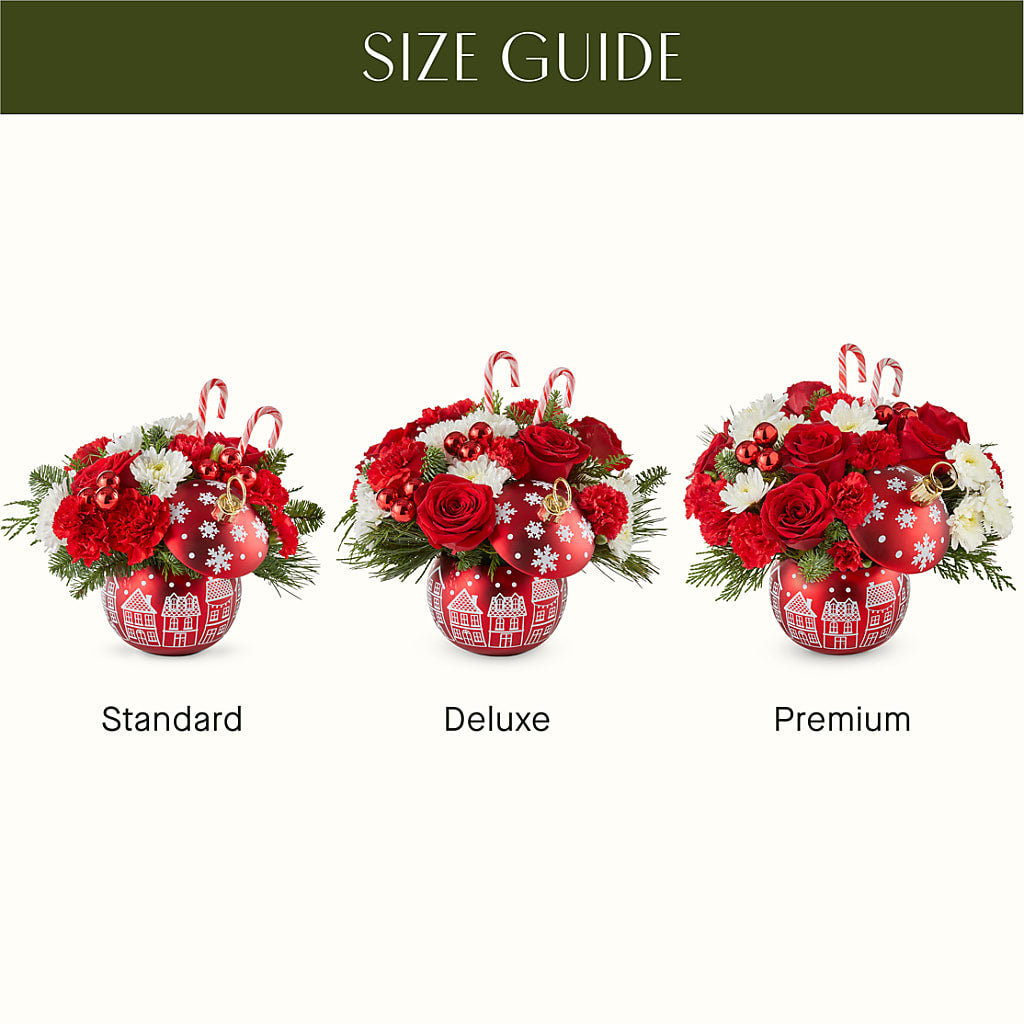 Cheer in the Air Ornament –  Kiss Floral Llc, Conshohocken PA
