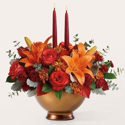 Fruits of Fall Centerpiece –  Kiss Floral Llc, Conshohocken PA