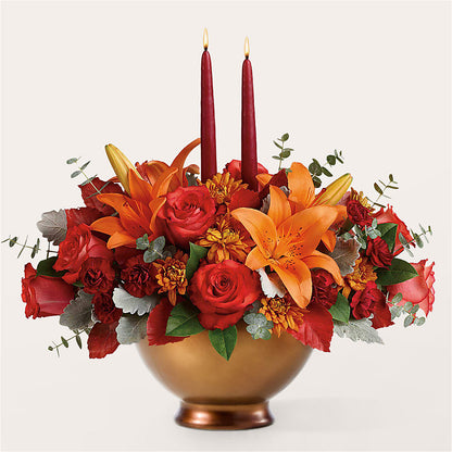 Fruits of Fall Centerpiece –  Kiss Floral Llc, Conshohocken PA
