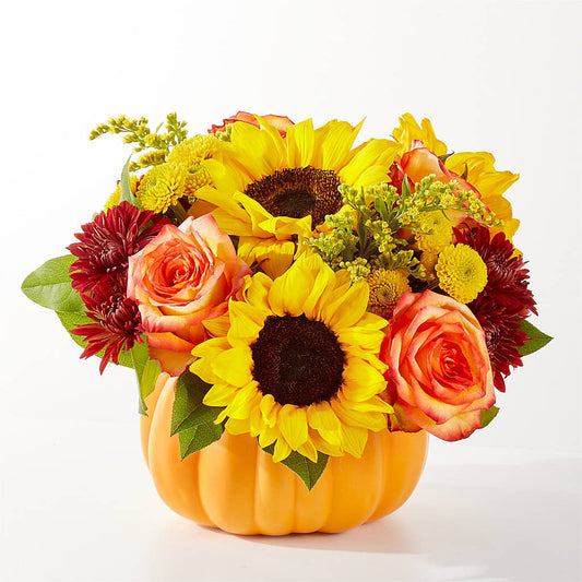 Golden Gourd Pumpkin Bouquet –  Kiss Floral Llc, Conshohocken PA