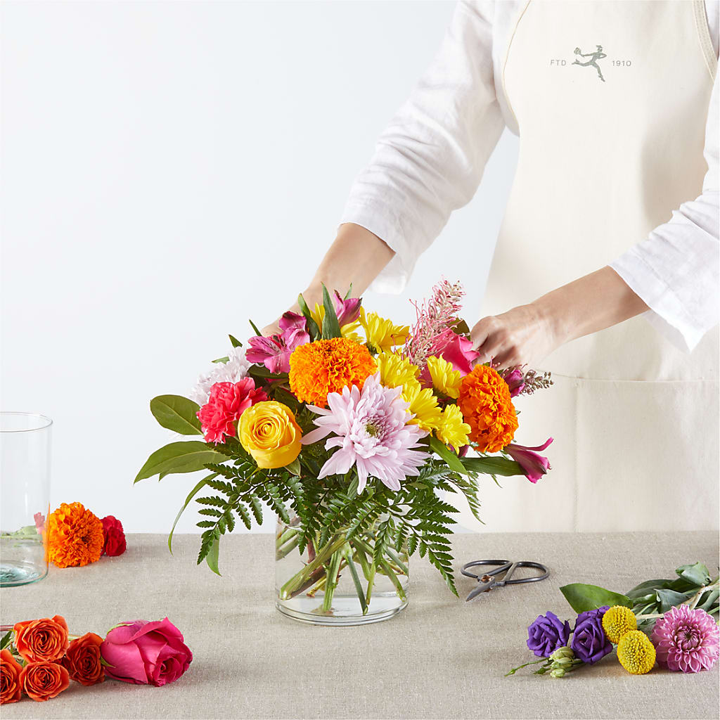 Feast of Color – A Florist Original –  Kiss Floral Llc, Conshohocken PA