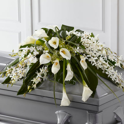 Angel Wings Casket Spray –  Kiss Floral Llc, Conshohocken PA