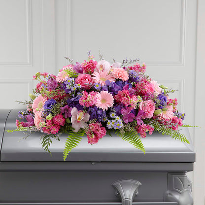 Glorious Garden Casket Spray –  Kiss Floral Llc, Conshohocken PA