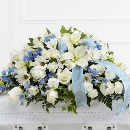 Tender Treasure Casket Spray –  Kiss Floral Llc, Conshohocken PA